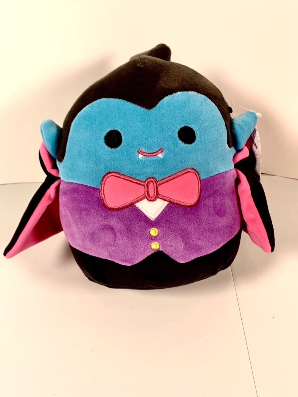 Squishmallows Collectible Vanda the Vampire Plush Stuffed Animal Toy Blue Pink